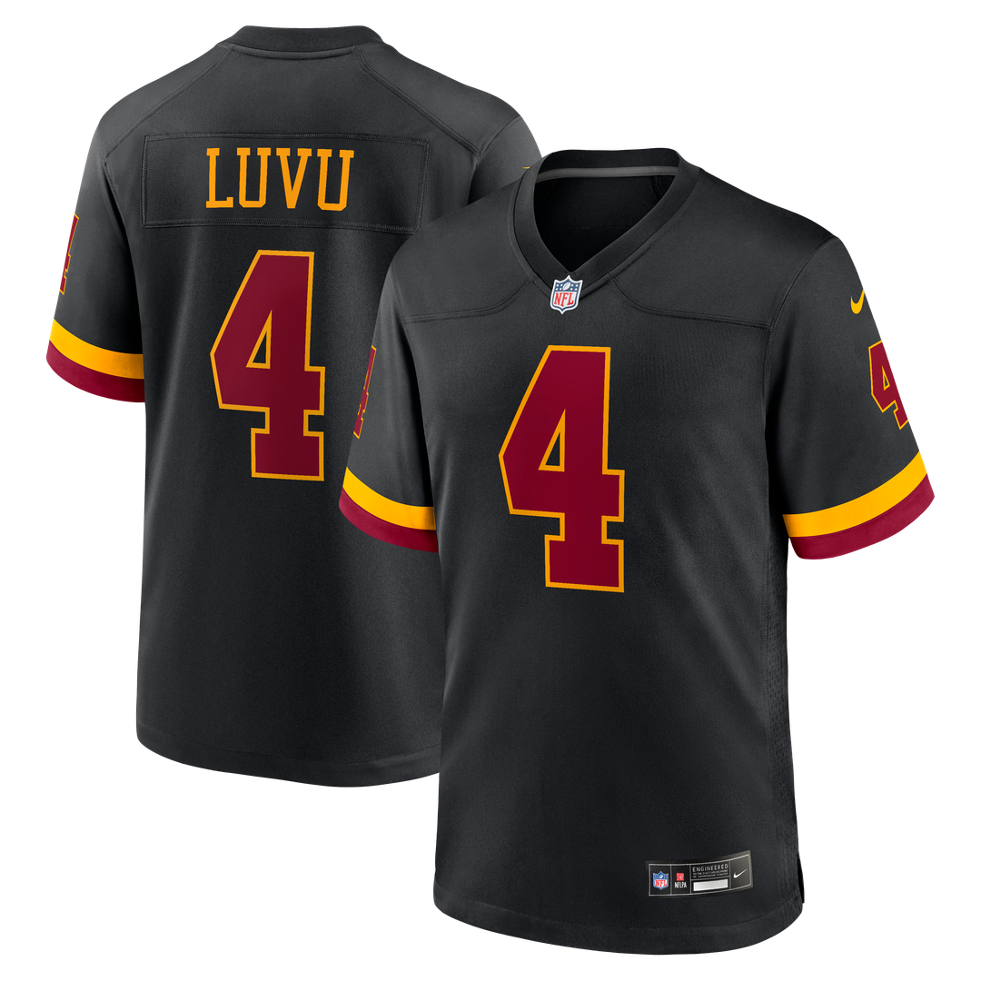 Washington Commanders Frankie Luvu Nike Black Hail Raiser Alternate Game Jersey product image 14, provided for visual