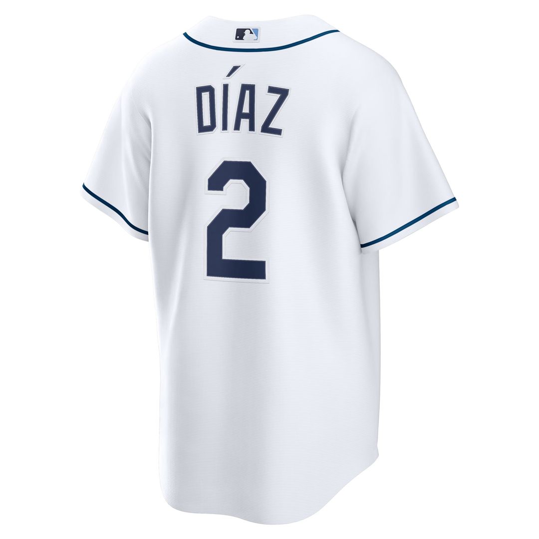 Tampa Bay Rays Yandy Díaz Nike White Home Replica Jersey product image 7, provided for visual reference and product detail