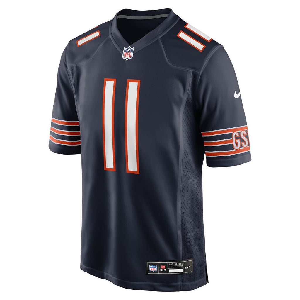 Chicago Bears Case Keenum Nike Navy Team Game Jersey product image 2, provided for visual reference and product detail review