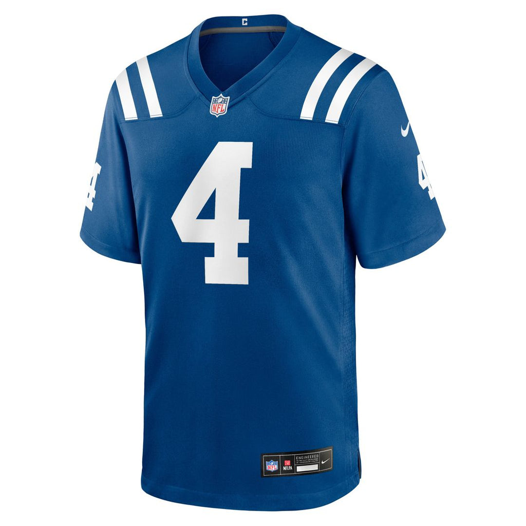 Indianapolis Colts Adam Vinatieri Nike Royal Team Retired Game Jersey product image 4, provided for visual reference and