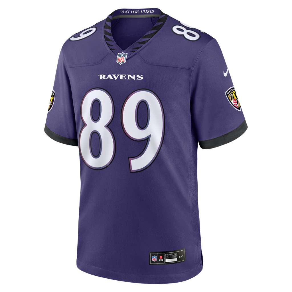 Baltimore Ravens Mark Andrews Nike Purple Team Game Jersey product image 2, provided for visual reference and product detail