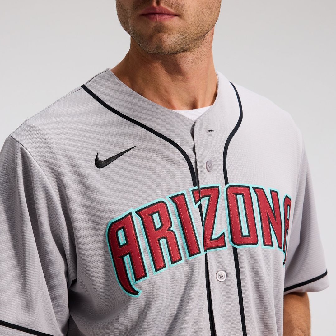 Arizona Diamondbacks Corbin Carroll Nike Gray Road Replica Jersey product image 9, provided for visual reference and product