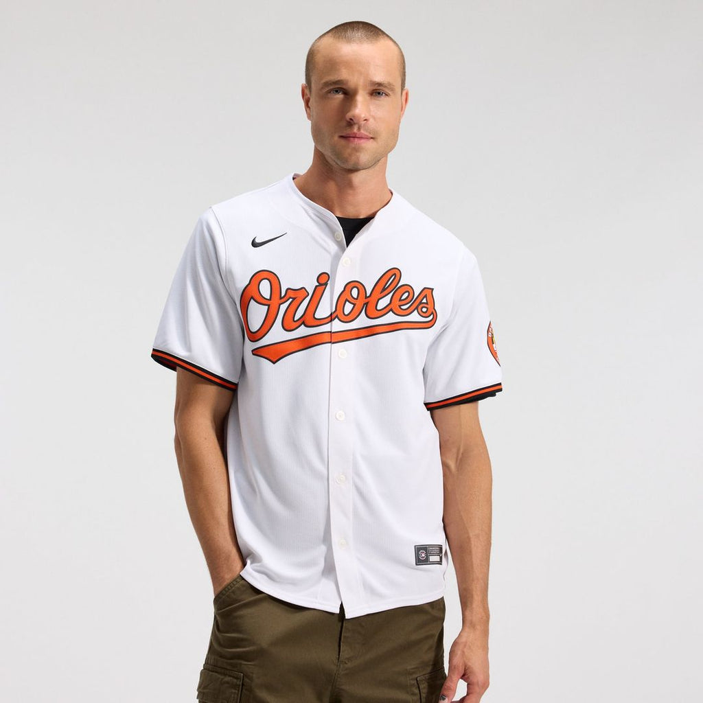 Baltimore Orioles Nike White Home Limited Jersey product image 1, provided for visual reference and product detail review