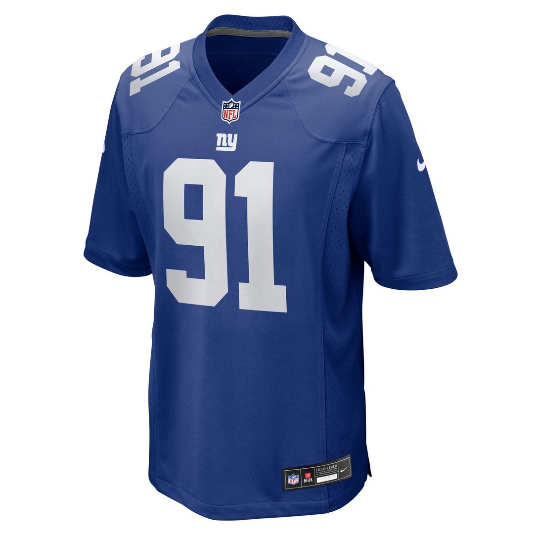 New York Giants Darius Alexander Nike Royal Team Game Jersey product image 2, provided for visual reference and product