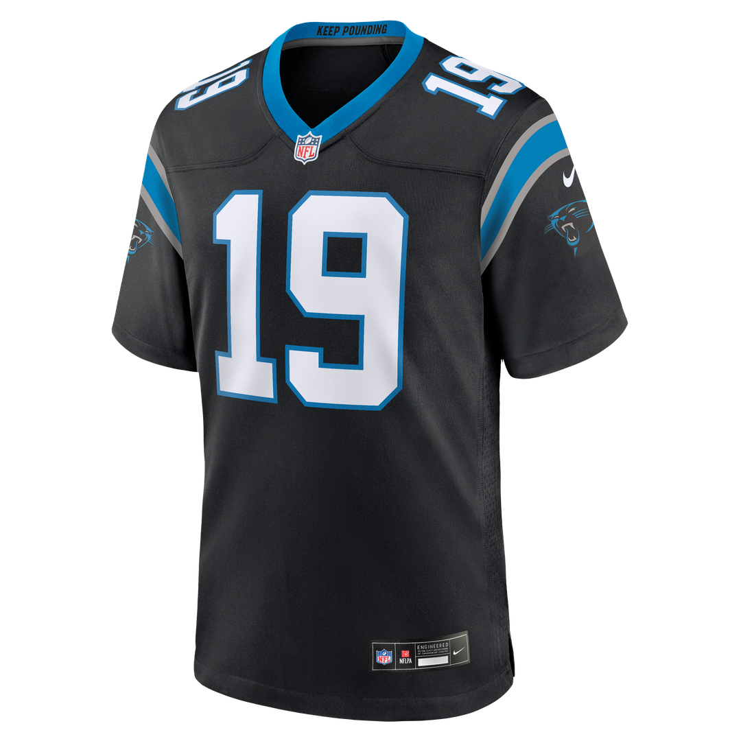 Carolina Panthers Chris Brazzell II Nike Black Team Game Jersey product image 2, provided for visual reference and product
