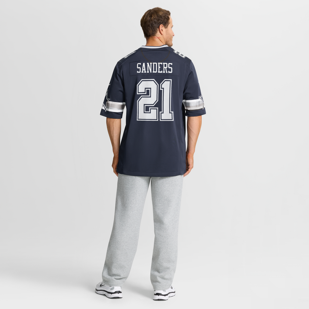 Dallas Cowboys Deion Sanders Nike Navy Team Retired Player Game Jersey product image 8, provided for visual reference and
