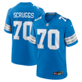 Detroit Lions Juice Scruggs Nike Blue Team Game Jersey product image 1, provided for visual reference and product detail
