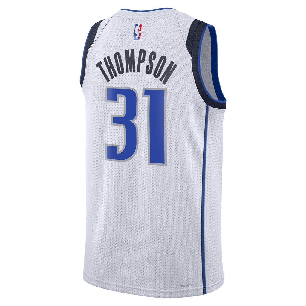 Dallas Mavericks Nike Association Edition Swingman Jersey - White - Klay Thompson - Unisex product image 4, provided for