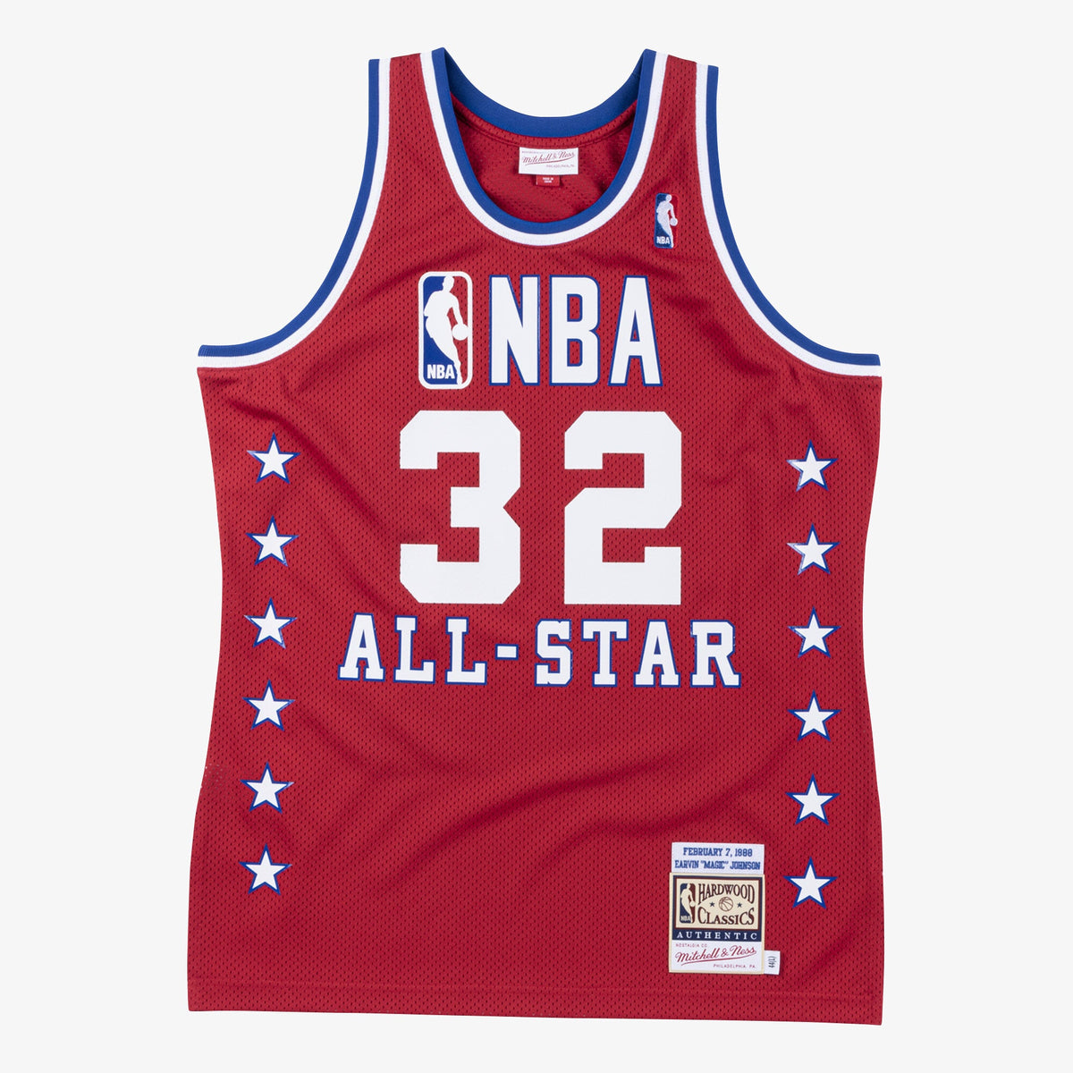 NBA All-Star West Mitchell & Ness Authentic Jersey Magic Johnson 1988 product image 1, provided for visual reference and