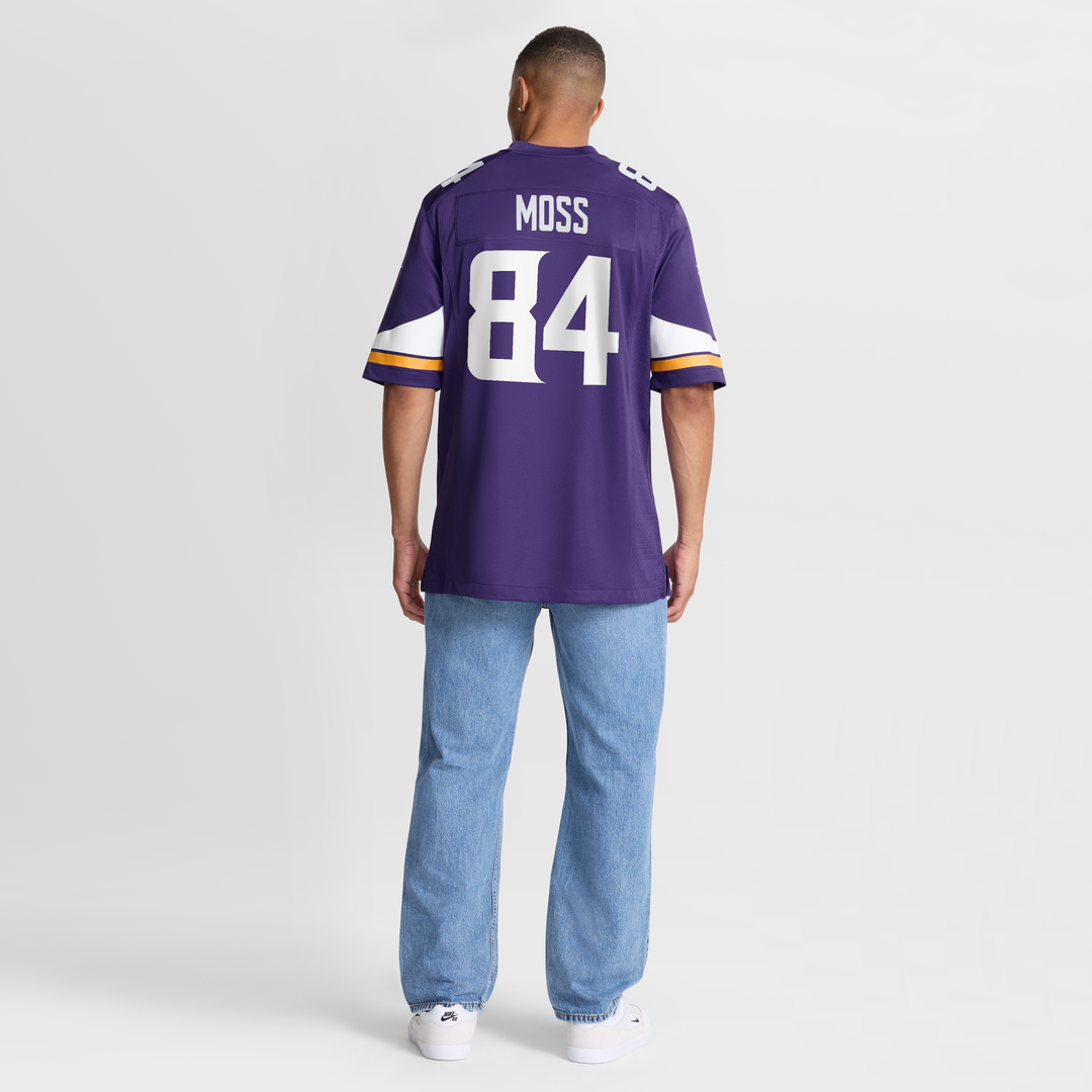 Minnesota Vikings Randy Moss Nike Purple Game Retired Player Jersey product image 16, provided for visual reference and