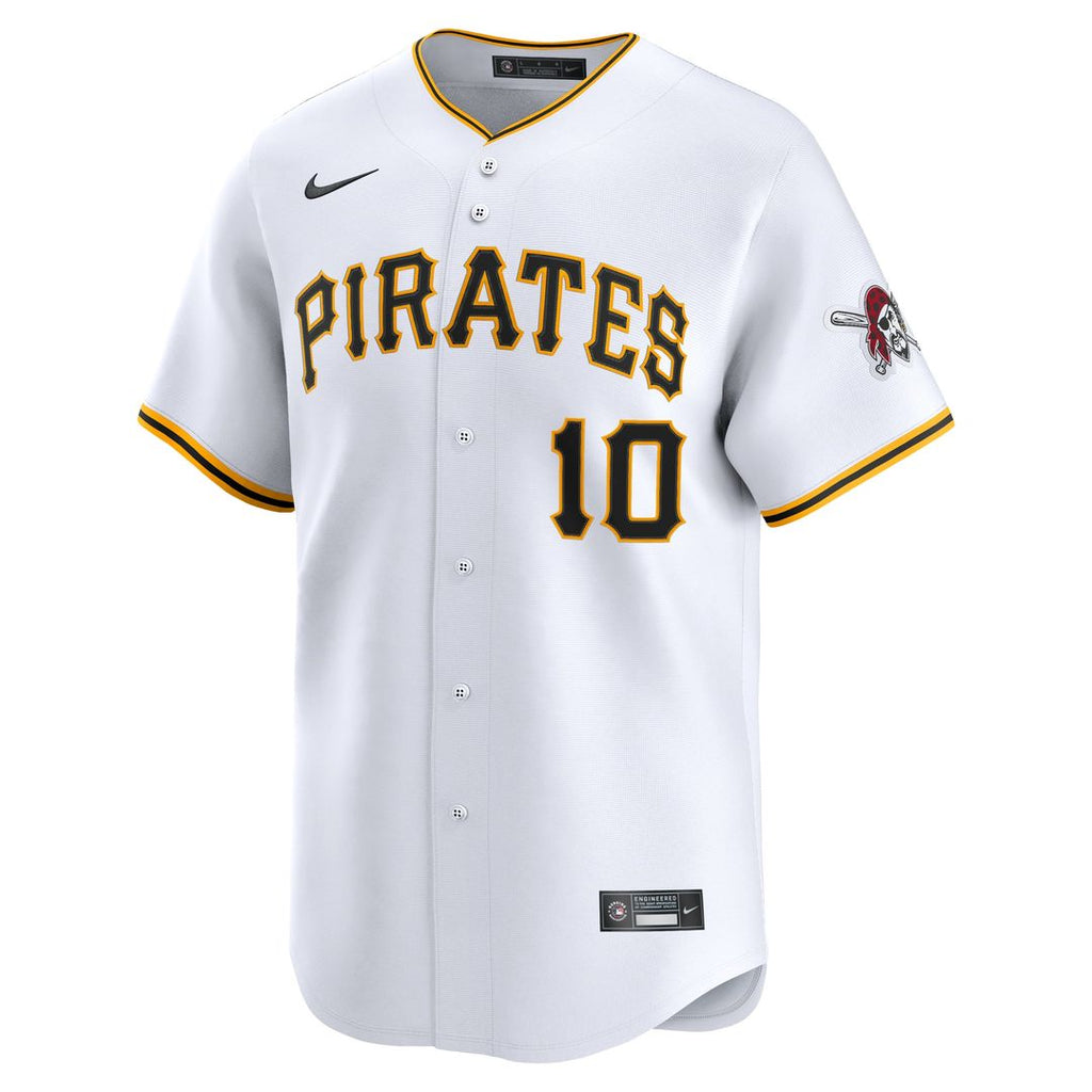 Pittsburgh Pirates Bryan Reynolds Nike White Home Limited Player Jersey product image 2, provided for visual reference and