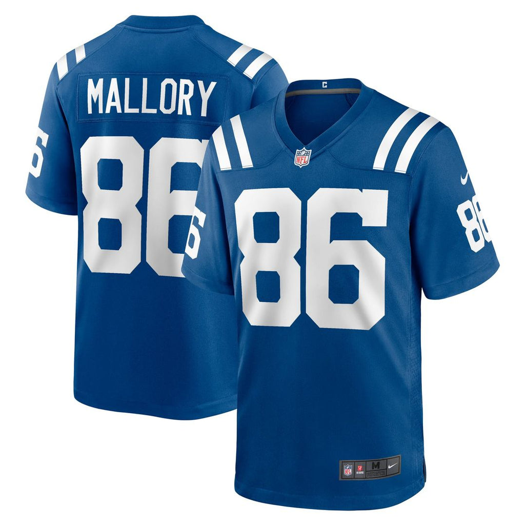 Indianapolis Colts Will Mallory Nike Royal Team Game Jersey product image 1, provided for visual reference and product