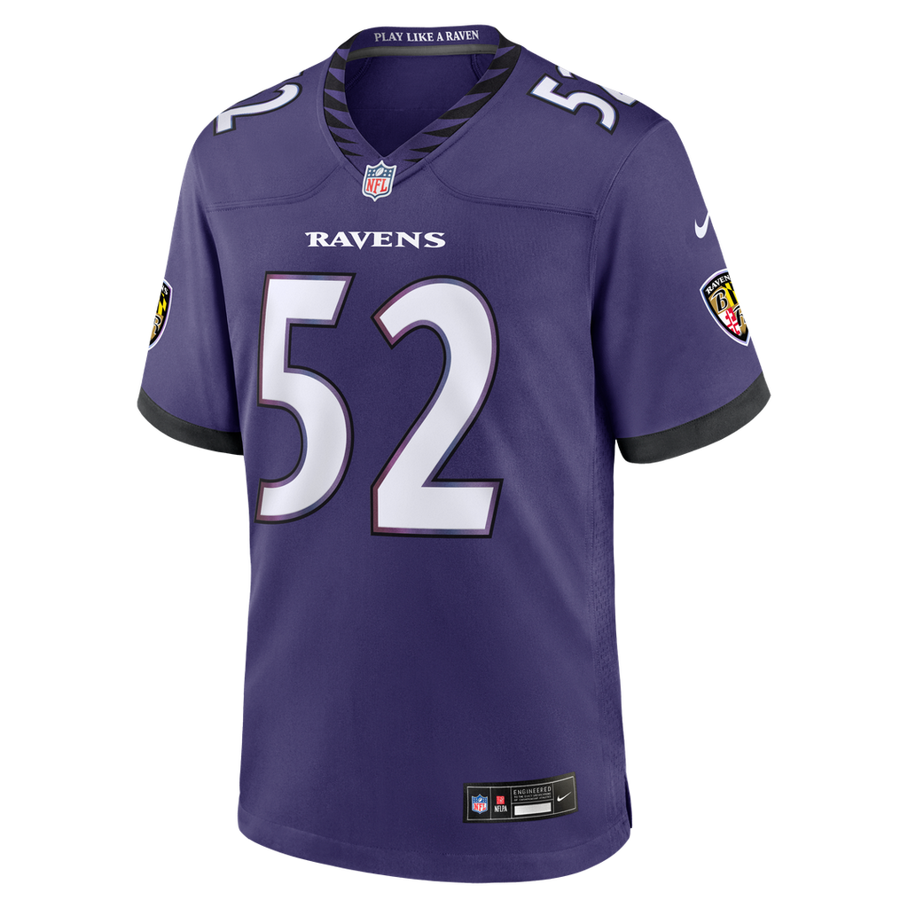 Baltimore Ravens Ray Lewis Nike Purple Team Retired Player Game Jersey product image 2, provided for visual reference and