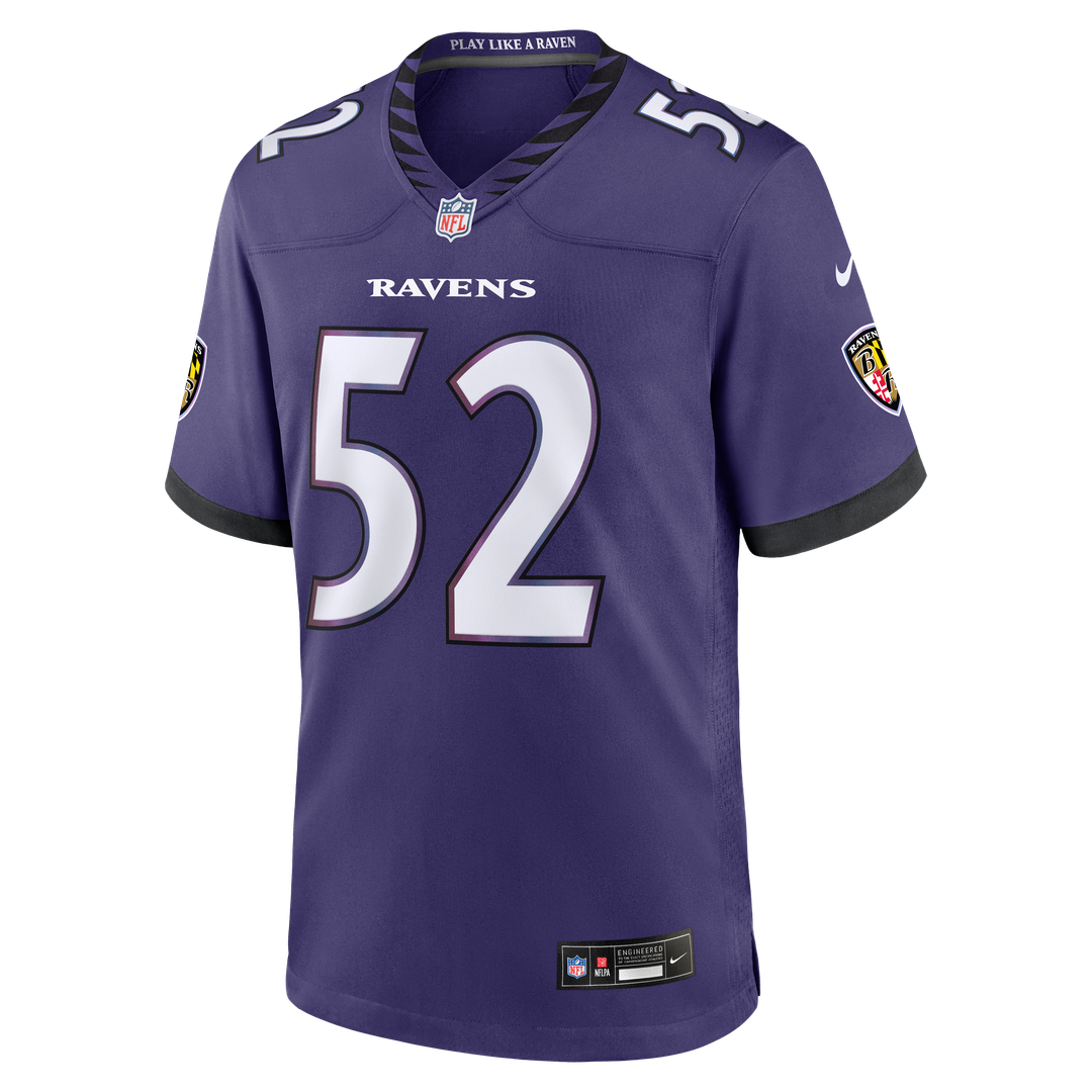 Baltimore Ravens Ray Lewis Nike Purple Team Retired Player Game Jersey product image 2, provided for visual reference and