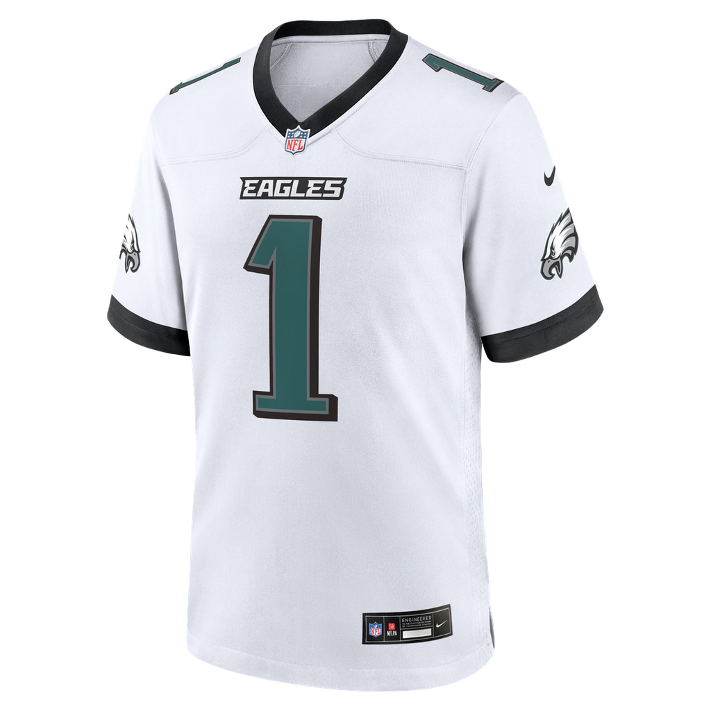Philadelphia Eagles Jalen Hurts Nike Black Alternate Game Jersey product image 28, provided for visual reference and product