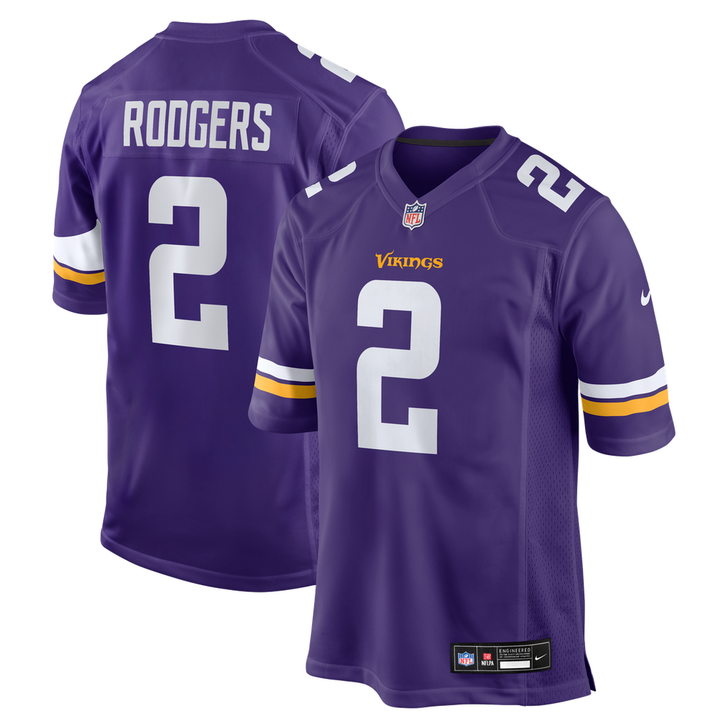 Minnesota Vikings Isaiah Rodgers Nike Purple Team Game Jersey product image 1, provided for visual reference and product