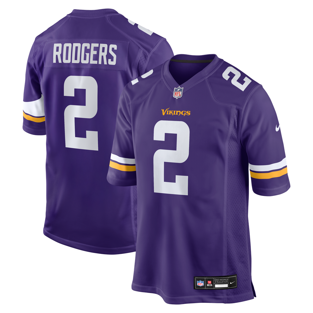 Minnesota Vikings Isaiah Rodgers Nike Purple Team Game Jersey product image 1, provided for visual reference and product