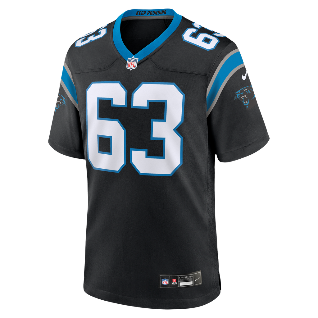 Carolina Panthers Rasheed Walker Nike Black Team Game Jersey product image 2, provided for visual reference and product
