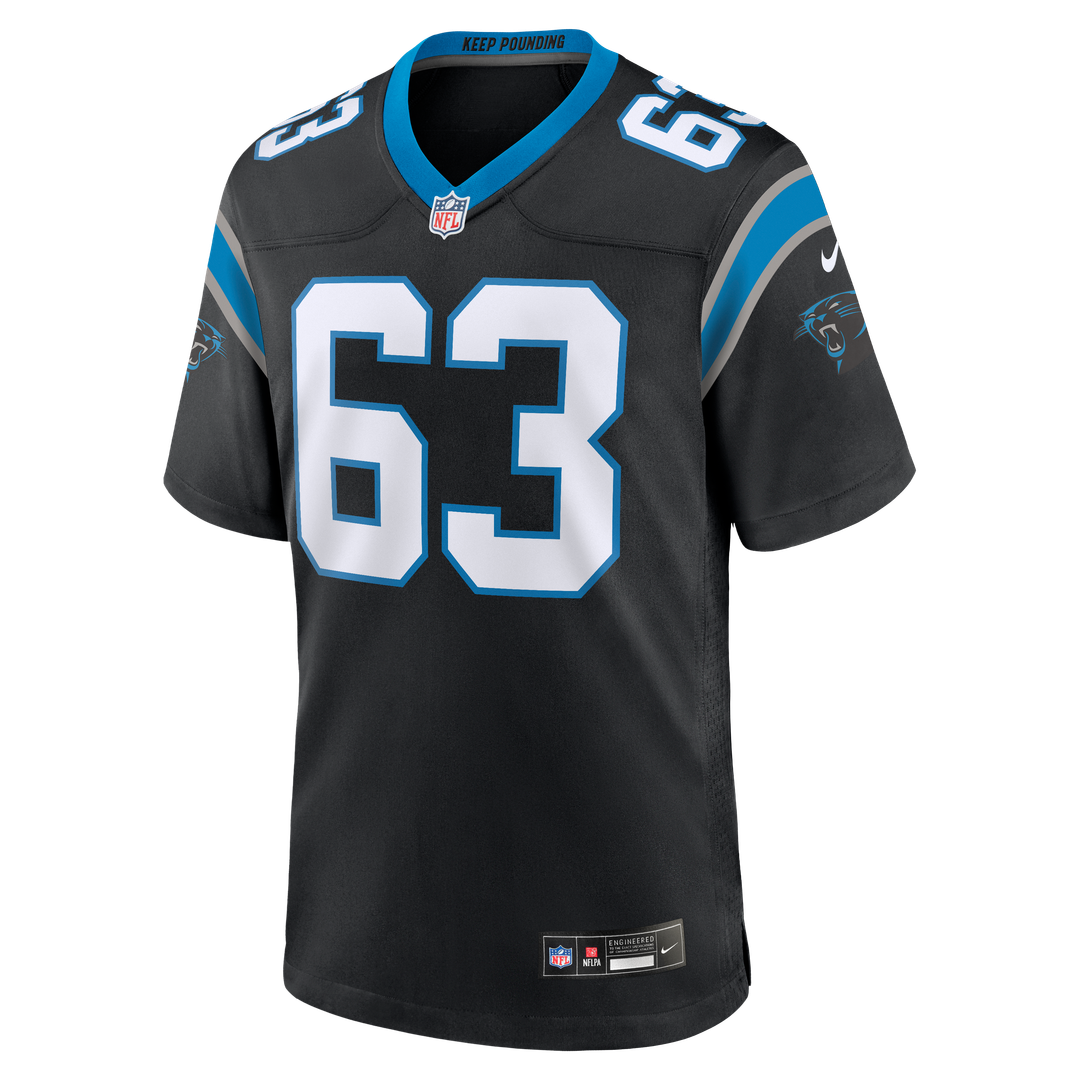 Carolina Panthers Rasheed Walker Nike Black Team Game Jersey product image 2, provided for visual reference and product