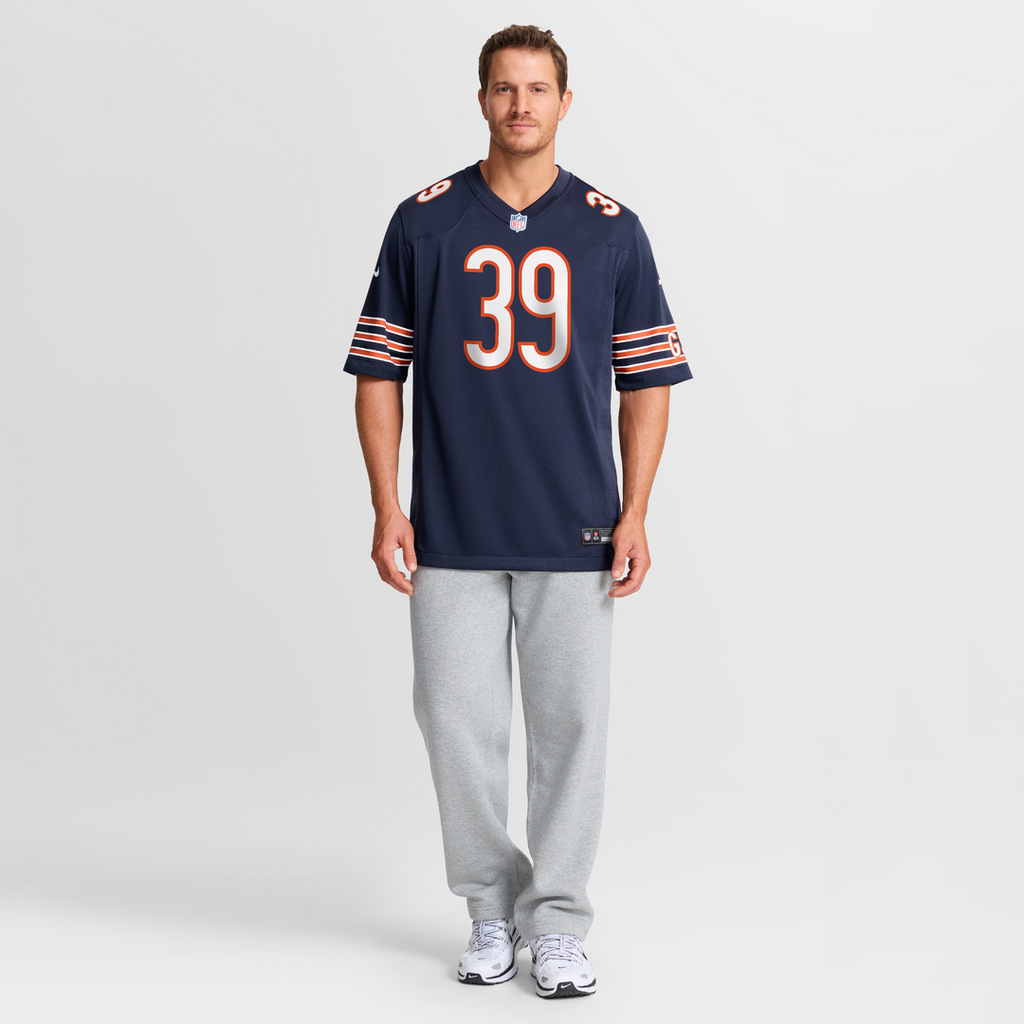 Chicago Bears Josh Blackwell Nike Navy Game Player Jersey product image 4, provided for visual reference and product detail