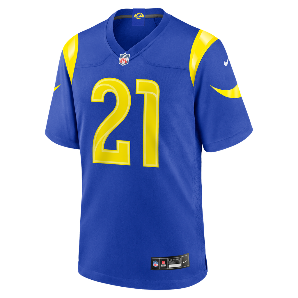 Los Angeles Rams Cam Lampkin Nike Royal Team Game Jersey product image 2, provided for visual reference and product detail