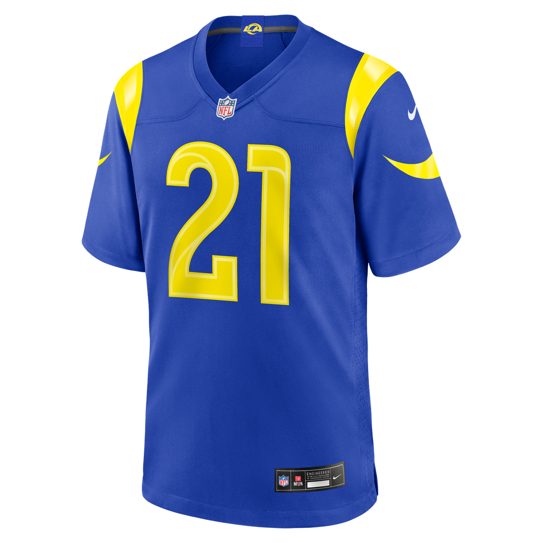 Los Angeles Rams Cam Lampkin Nike Royal Team Game Jersey product image 2, provided for visual reference and product detail