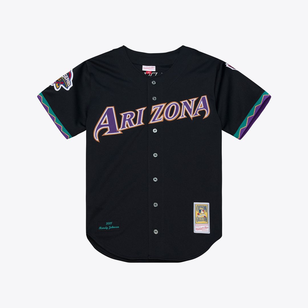 Arizona Diamondbacks Randy Johnson Mitchell & Ness Black 2001 Authentic Jersey product image 9, provided for visual
