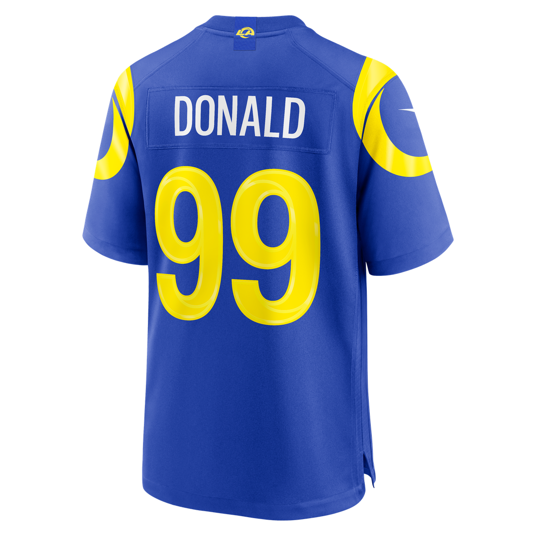 Los Angeles Rams Aaron Donald Nike Royal Game Jersey product image 3, provided for visual reference and product detail review