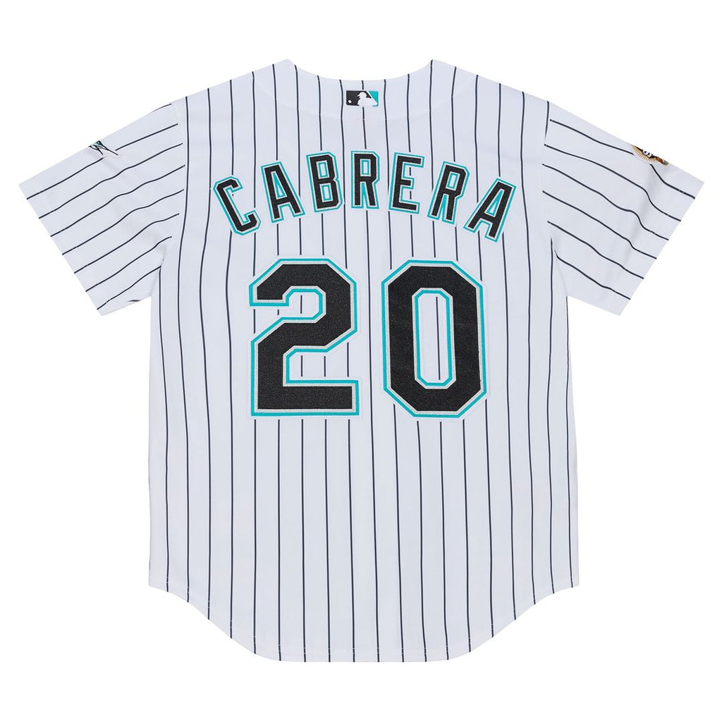 Florida Marlins Miguel Cabrera Mitchell & Ness White 2003 Cooperstown Collection Authentic Jersey product image 3, provided