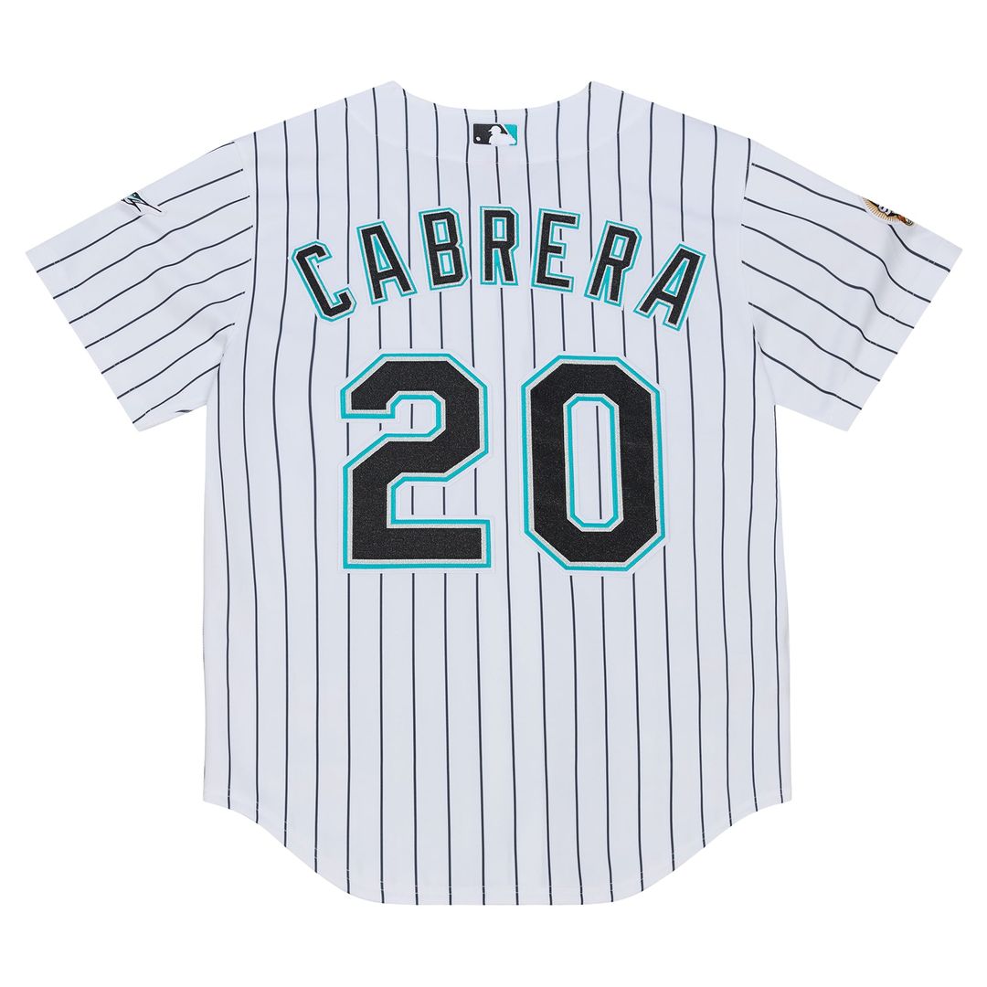 Florida Marlins Miguel Cabrera Mitchell & Ness White 2003 Cooperstown Collection Authentic Jersey product image 3, provided