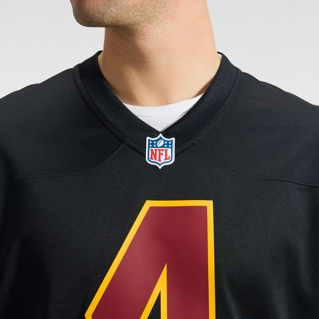 Washington Commanders Frankie Luvu Nike Black Hail Raiser Alternate Game Jersey product image 9, provided for visual