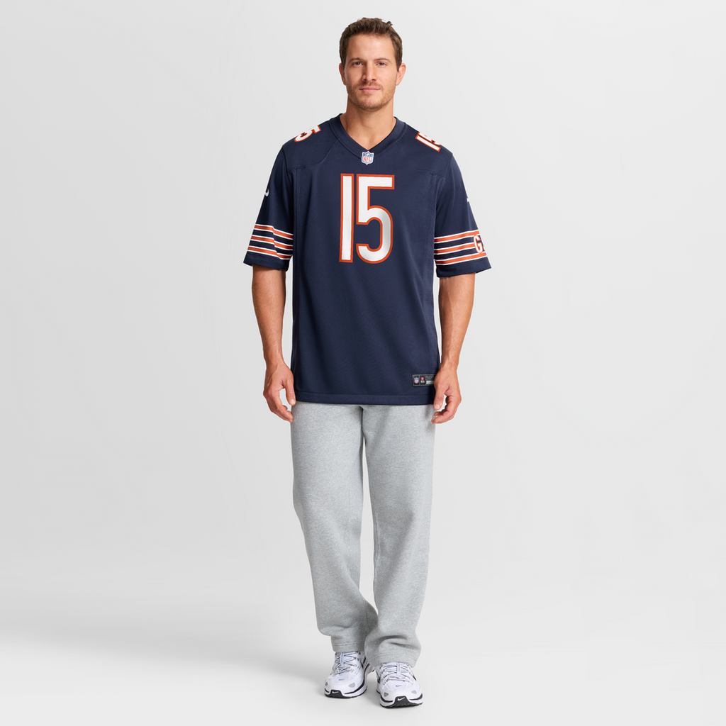 Chicago Bears Rome Odunze Nike Navy Player Game Jersey product image 7, provided for visual reference and product detail
