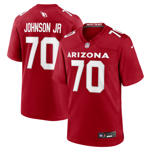 Arizona Cardinals Paris Johnson Jr. Nike Cardinal Game Jersey product image 1, provided for visual reference and product