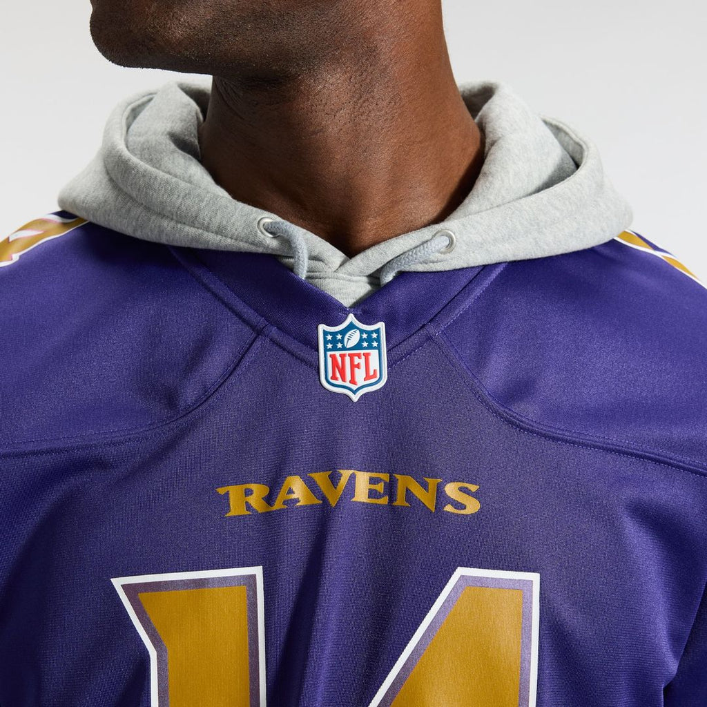 Baltimore Ravens Kyle Hamilton Nike Purple Alternate Game Jersey product image 9, provided for visual reference and product