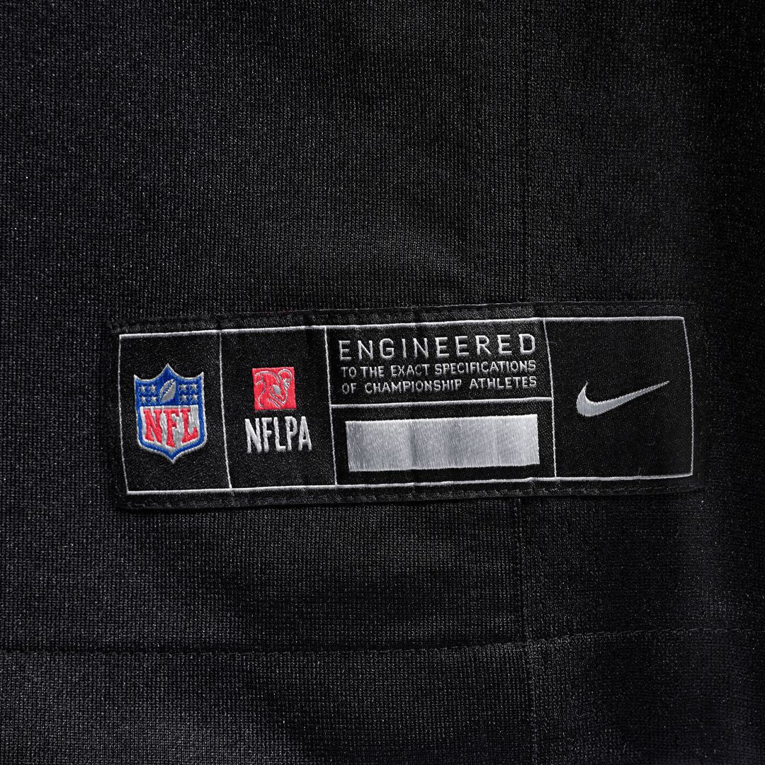 Pittsburgh Steelers Germie Bernard Nike Black Game Jersey product image 6, provided for visual reference and product detail
