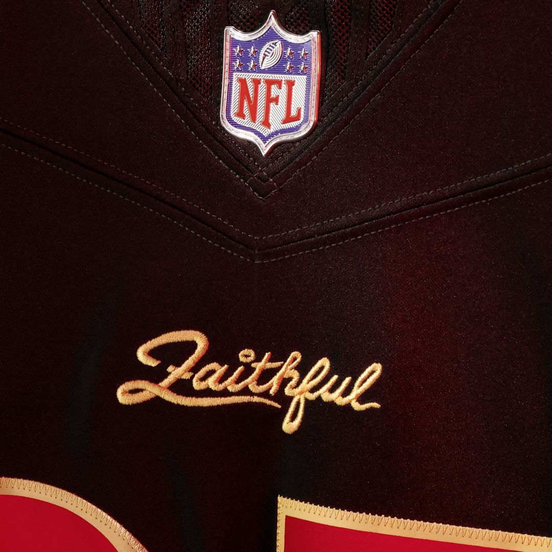San Francisco 49ers Fred Warner Nike Black Rivalries Collection Stitched Limited Jersey product image 11, provided for
