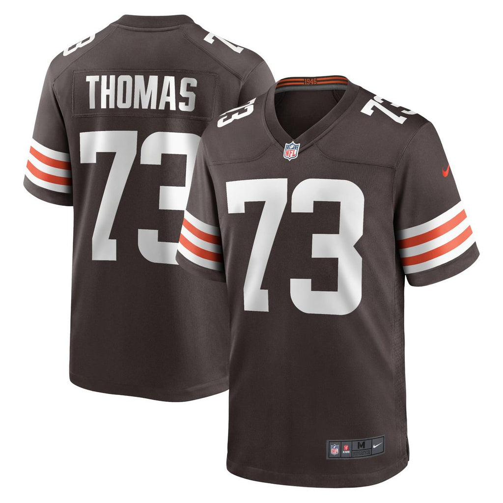 Cleveland Browns Joe Thomas Nike Brown Retired Player Game Jersey product image 1, provided for visual reference and product