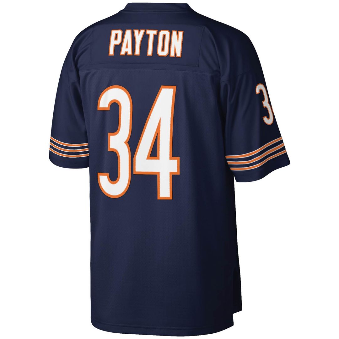 Chicago Bears Walter Payton Mitchell & Ness Navy Legacy Replica Jersey product image 3, provided for visual reference and