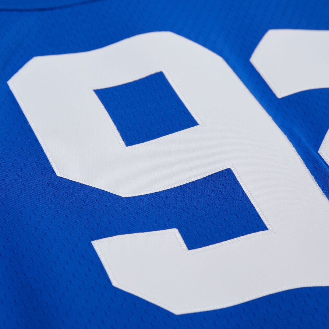 New York Giants Michael Strahan Mitchell & Ness Royal 1994 Legacy Replica Jersey product image 6, provided for visual