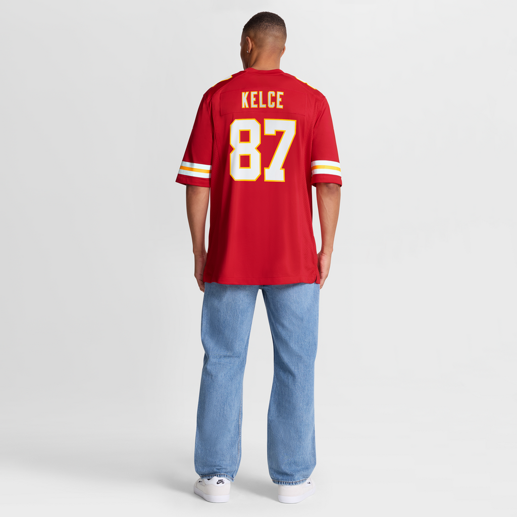 Kansas City Chiefs Travis Kelce Nike White Player Game Jersey product image 14, provided for visual reference and product