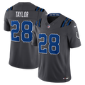 Indianapolis Colts Jonathan Taylor Nike Anthracite 2026 Rivalries Collection Stitched Limited Jersey product image 1,
