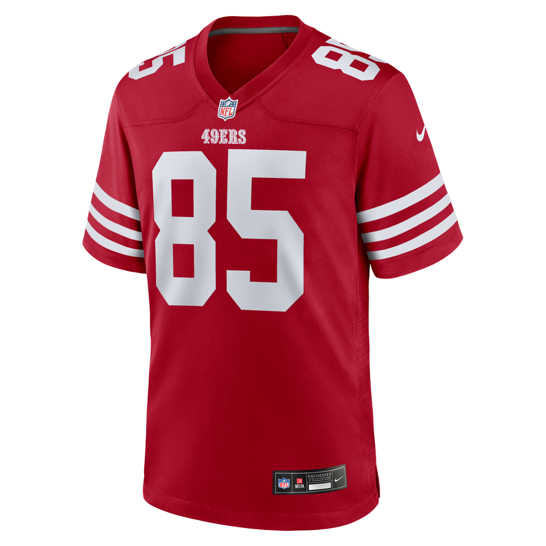 San Francisco 49ers George Kittle Nike Scarlet Player Game Jersey product image 11, provided for visual reference and
