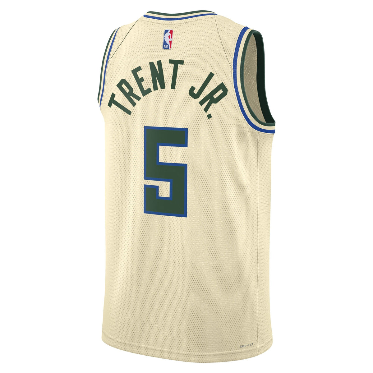 Milwaukee Bucks Nike 2025/26 City Edition Swingman Jersey - Cream - Gary Trent Jr. - Unisex product image 4, provided for