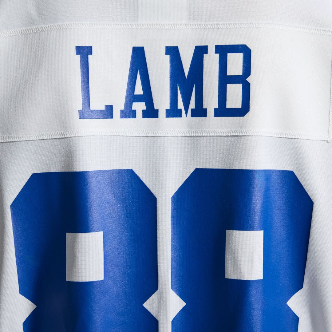 Dallas Cowboys CeeDee Lamb Nike White Game Team Jersey product image 10, provided for visual reference and product detail
