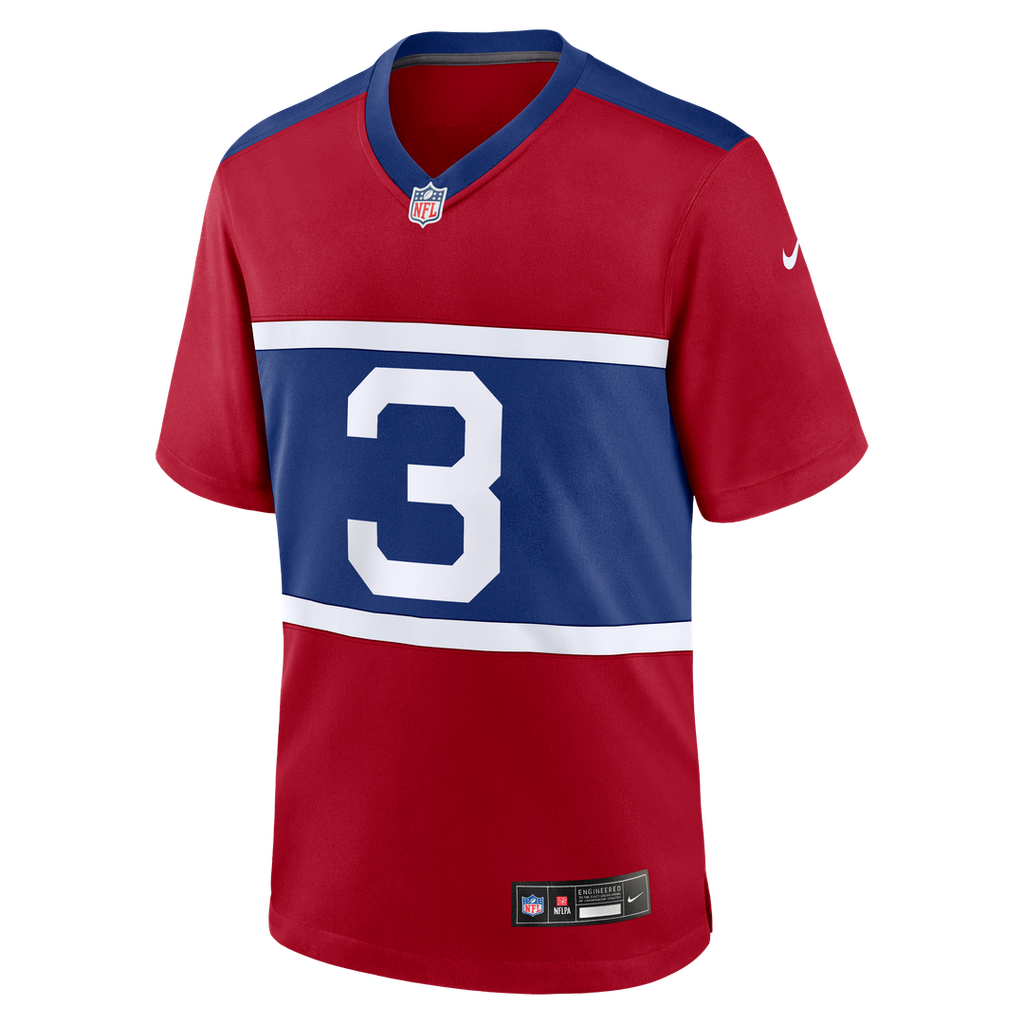 New York Giants Nike Red Alternate Game Jersey product image 8, provided for visual reference and product detail review