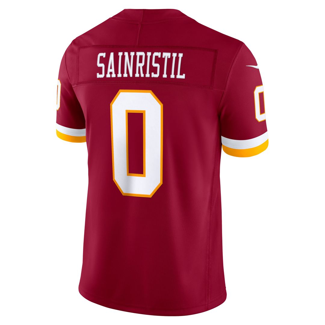 Washington Commanders Mike Sainristil Nike White Vapor F.U.S.E. Stitched Limited Jersey product image 9, provided for visual