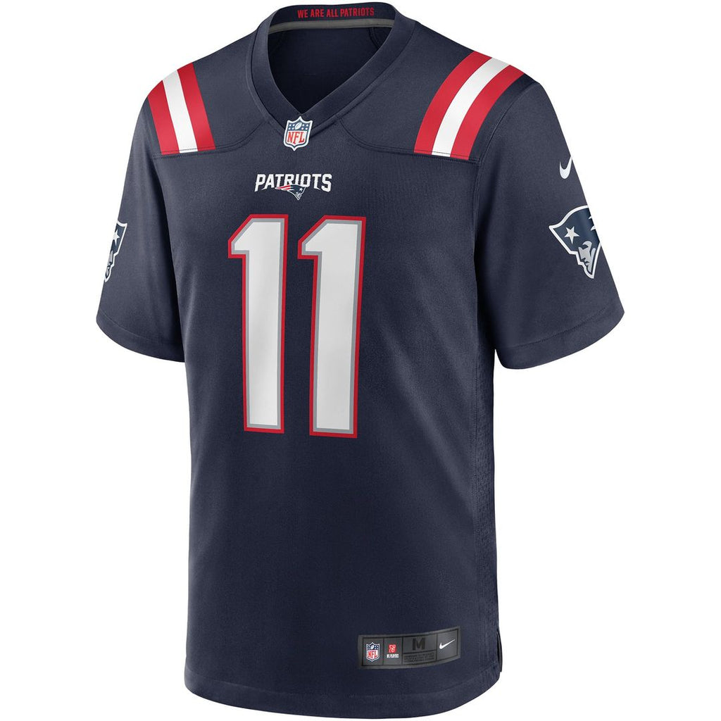 New England Patriots Drew Bledsoe Nike Navy Game Retired Player Jersey product image 2, provided for visual reference and