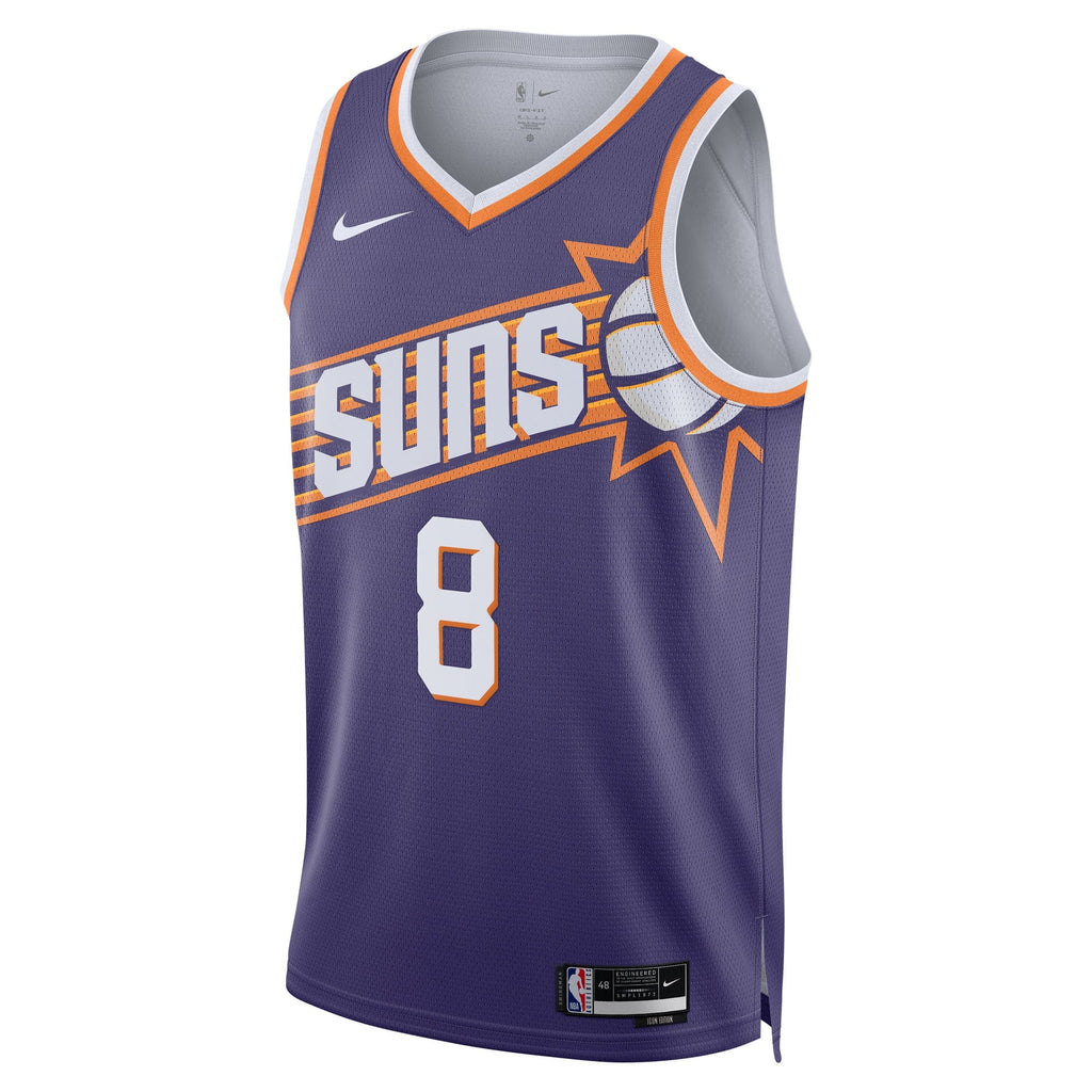 Phoenix Suns Nike Icon Edition Swingman Jersey - Purple - Luke Kennard - Unisex product image 3, provided for visual