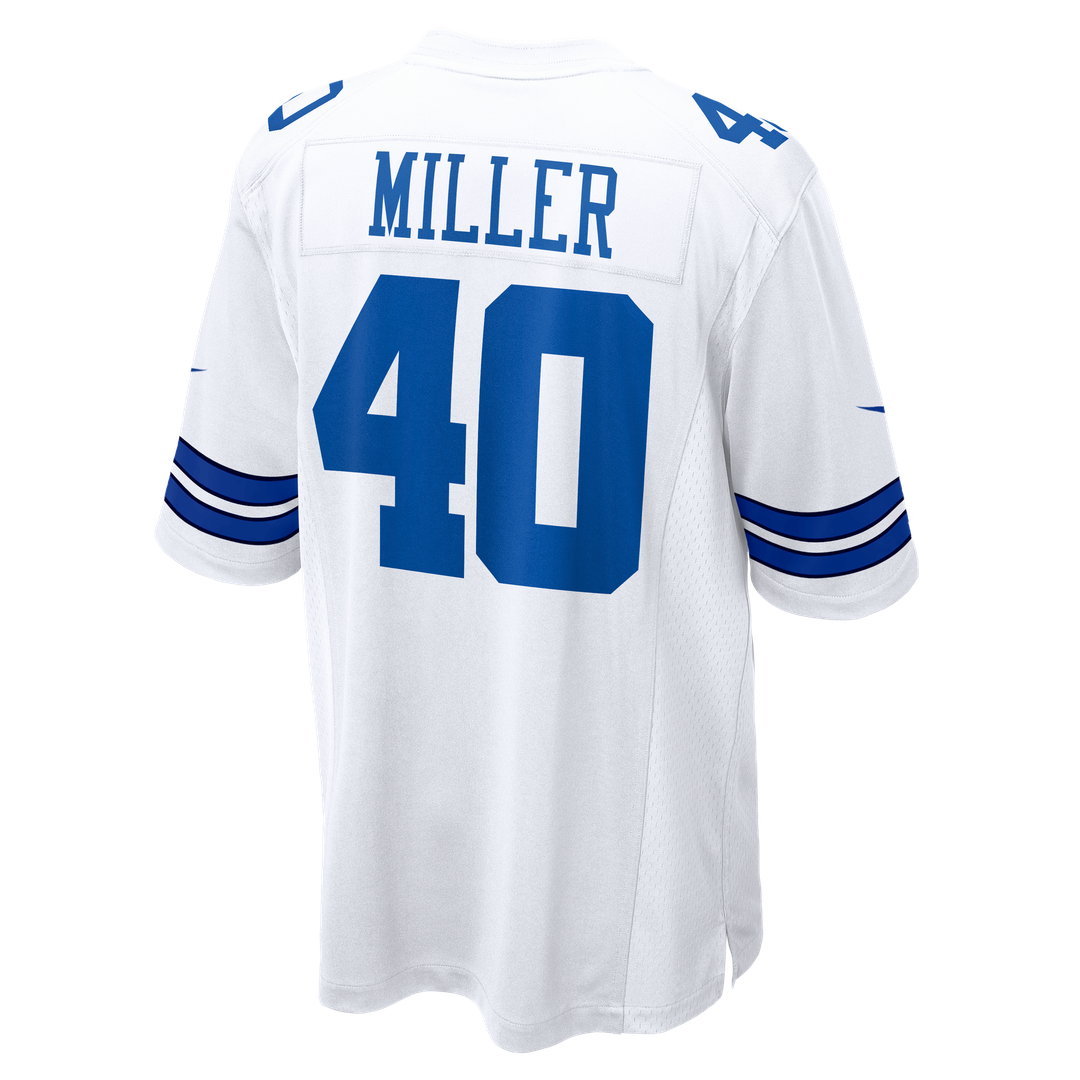 Dallas Cowboys Von Miller Nike White Game Jersey product image 3, provided for visual reference and product detail review