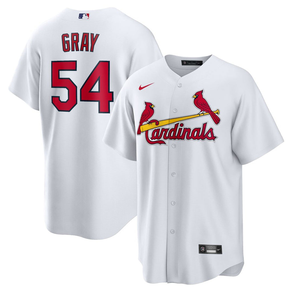 St. Louis Cardinals Sonny Gray Nike White Home Replica Jersey product image 1, provided for visual reference and product